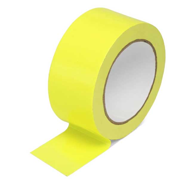 Hi Vis Fluorescent Yellow Adhesive Cloth Tape